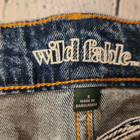 NWT Wild Fable Light‎ Blue Denim A-Line Skirt - Picture 4 of 4